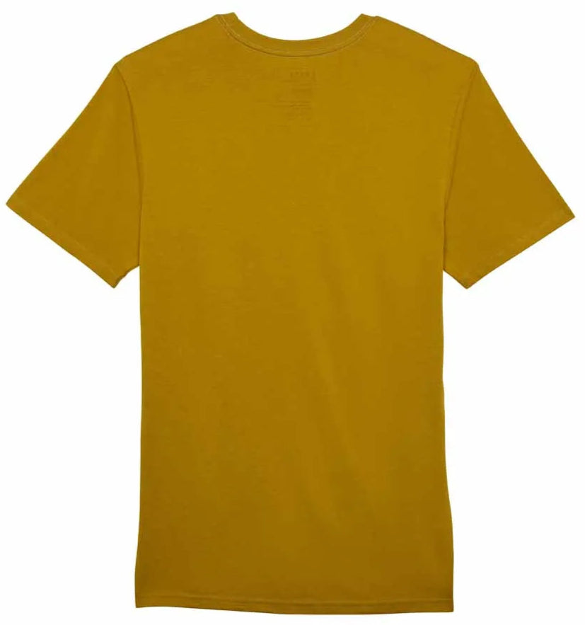 Fox Absolute SS Premium Tee Mustard BACK 