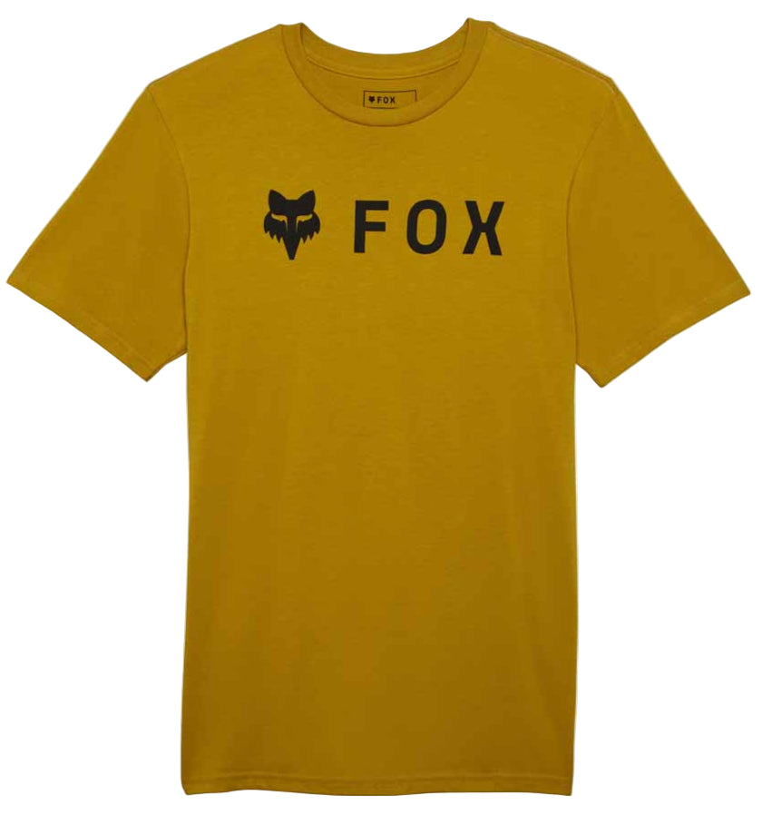 Fox Absolute SS Premium Tee Mustard FRONT 