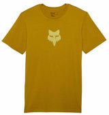Fox Head SS Premium T-Shirt Mustard FRONT 
