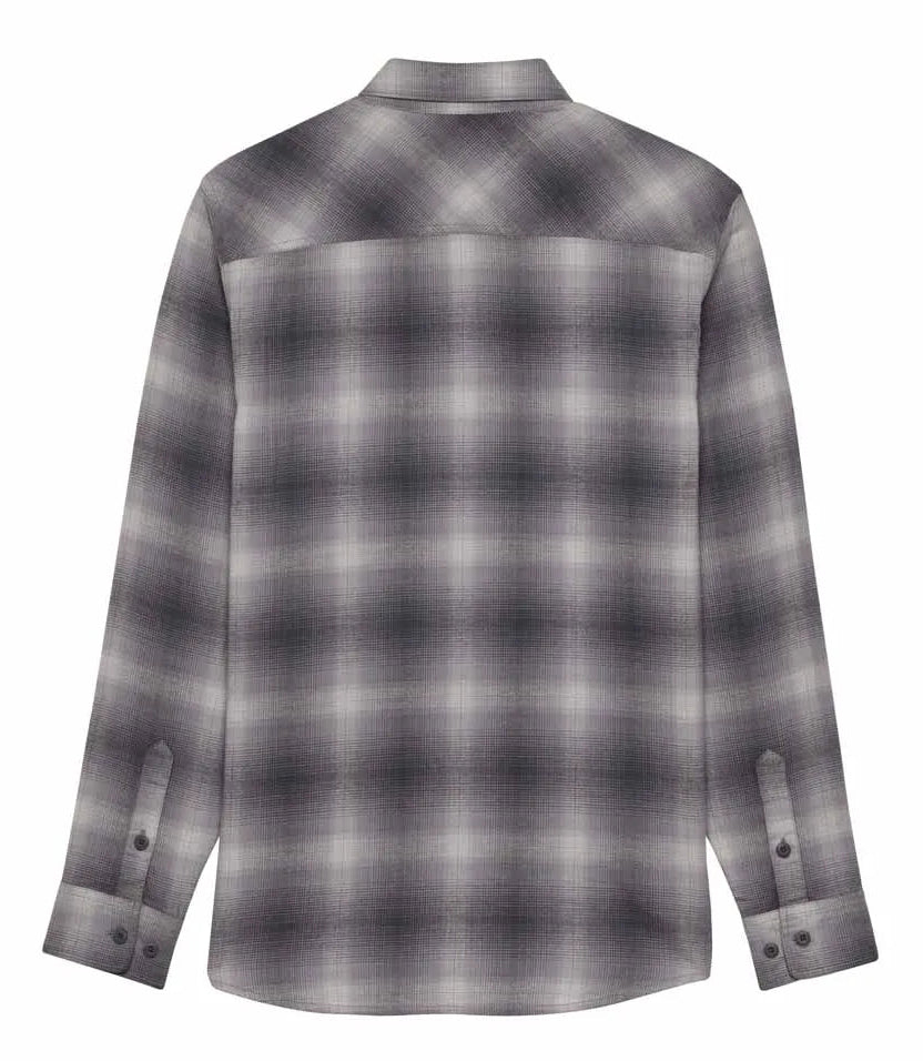 Fox Survivalist Flannel Shirt Light Gray BACK 