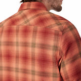 Fox Survivalist Flannel Shirt Rust BACK 