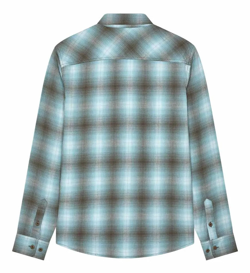 Fox Survivalist Flannel Vintage Wash Shirt BACK 