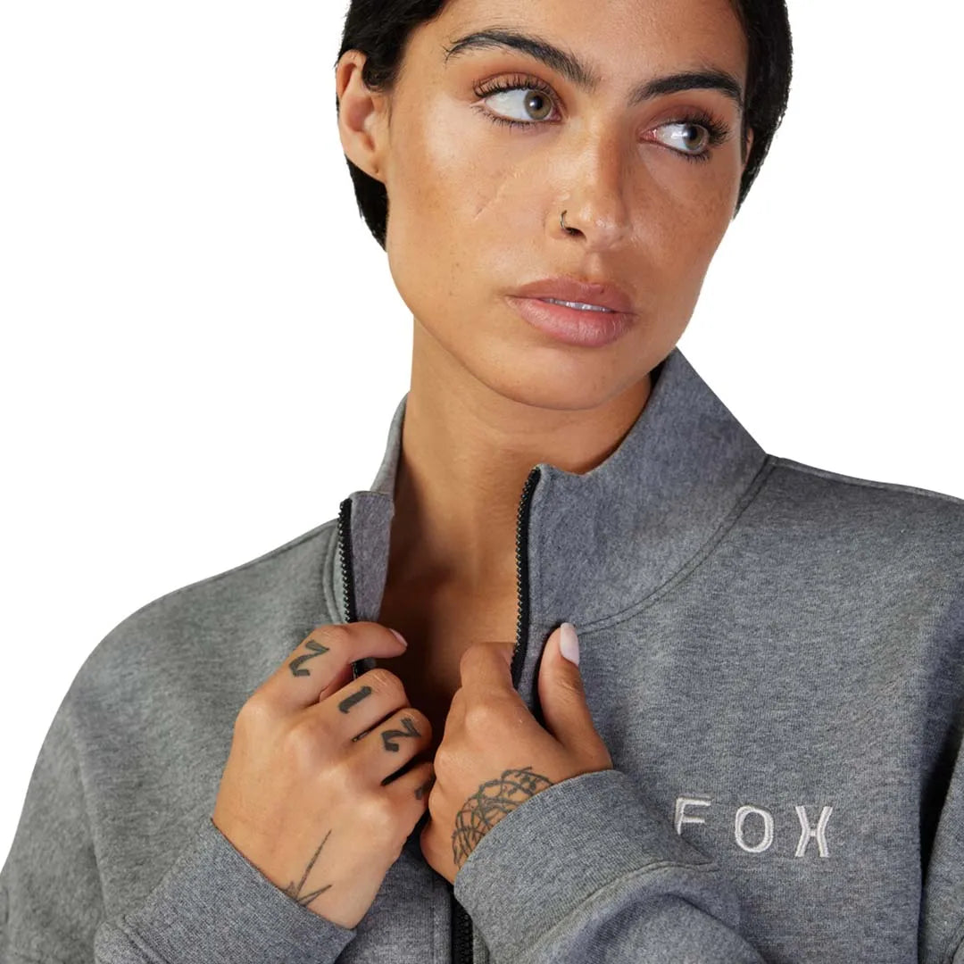 Fox WOMENS MAGNETIC FLEECE ZIP - Heather Graphite 