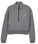 Fox WOMENS MAGNETIC FLEECE ZIP - Heather Graphite FRONT