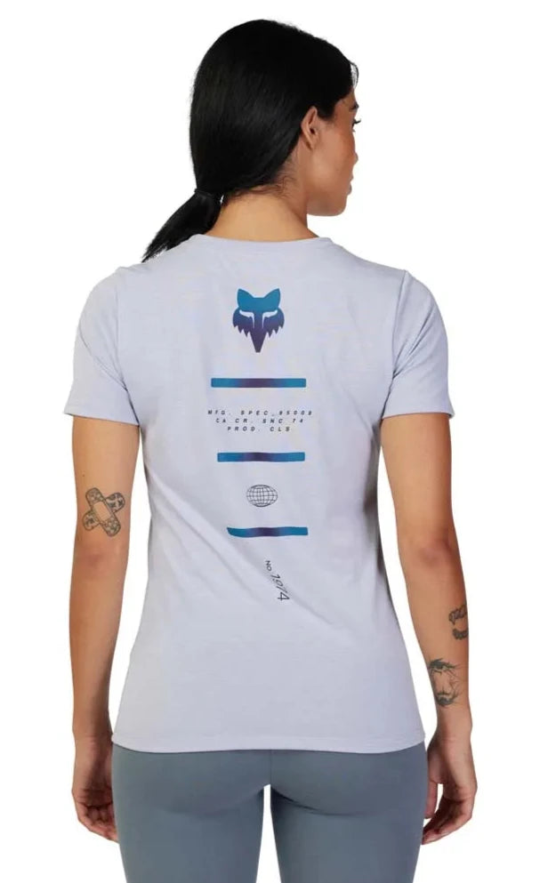 Fox WOMENS MAGNETIC SS TECH TEE - Lavender BACK