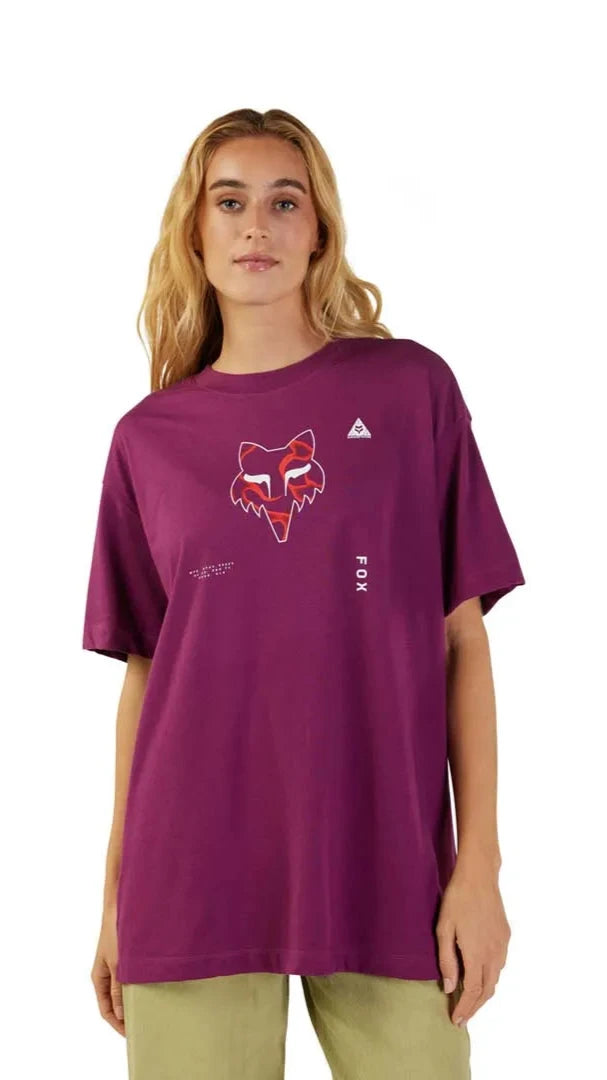 Fox WOMENS WITHERED OS SS TEE - Magnetic 