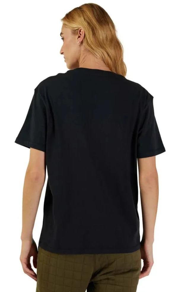 Fox WOMENS LEVEL UP SS TEE - Black BACK