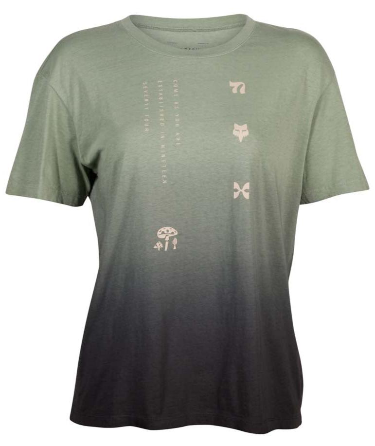 Fox WOMENS SENSORY DYE SS TEE  - Kelp FRONT