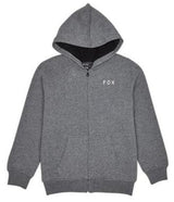 Fox YOUTH MAGNETIC SHERPA FLEECE ZIP - Heather Graphite FRONT
