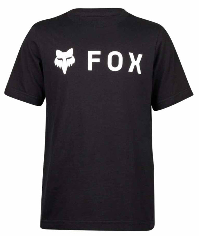 Fox Youth Absolute SS Tee Black FRONT
