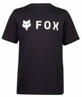 Fox Youth Absolute SS Tee Black FRONT