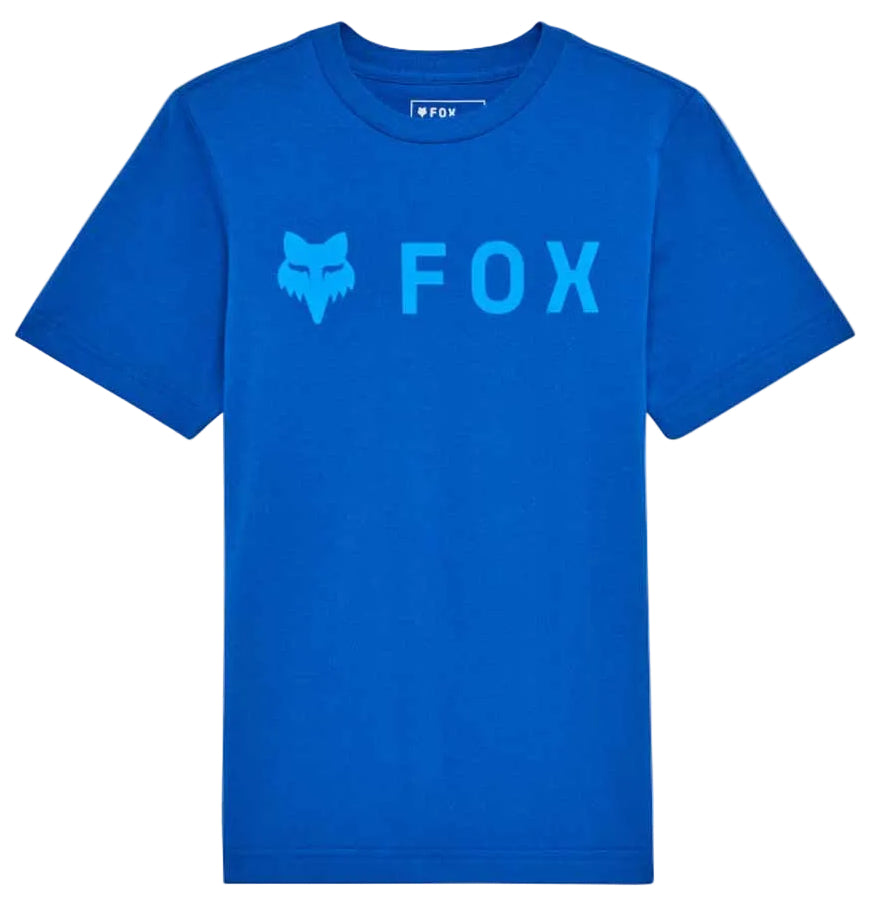 Fox Youth Absolute Short Sleeve Tee Blue FRONT