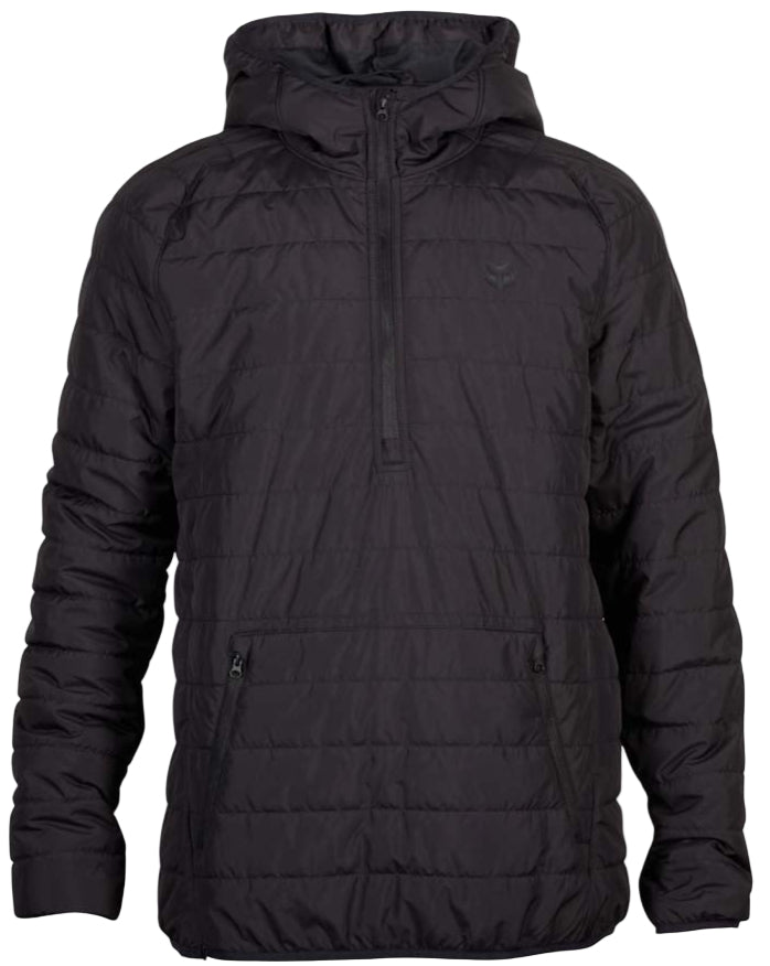 Fox Howell Hooded Puffy Anorak Jacket Black FRONT 