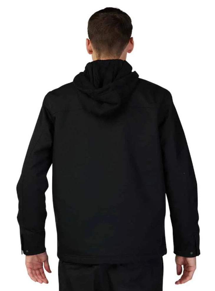 Fox Racing Mercer Jacket Black BACK FACING MODEL