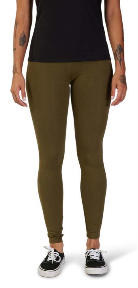 Fox WOMENS FOXHEAD LEGGING - Olive Green FRONT