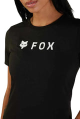 Fox Racing Womens Absolute Short Sleeve Tech Tee Black SIDE FRONT