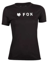 Fox Racing Womens Absolute Short Sleeve Tech Tee Black FRONT