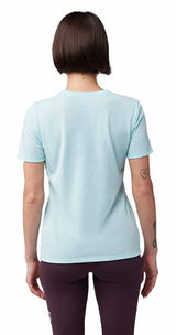 Fox Absolute Short Sleeve Tech Tee Light Blue BACK FACING MODEL