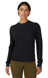 Fox WOMENS HIGH DESERT THERMAL TOP - Black FRONT