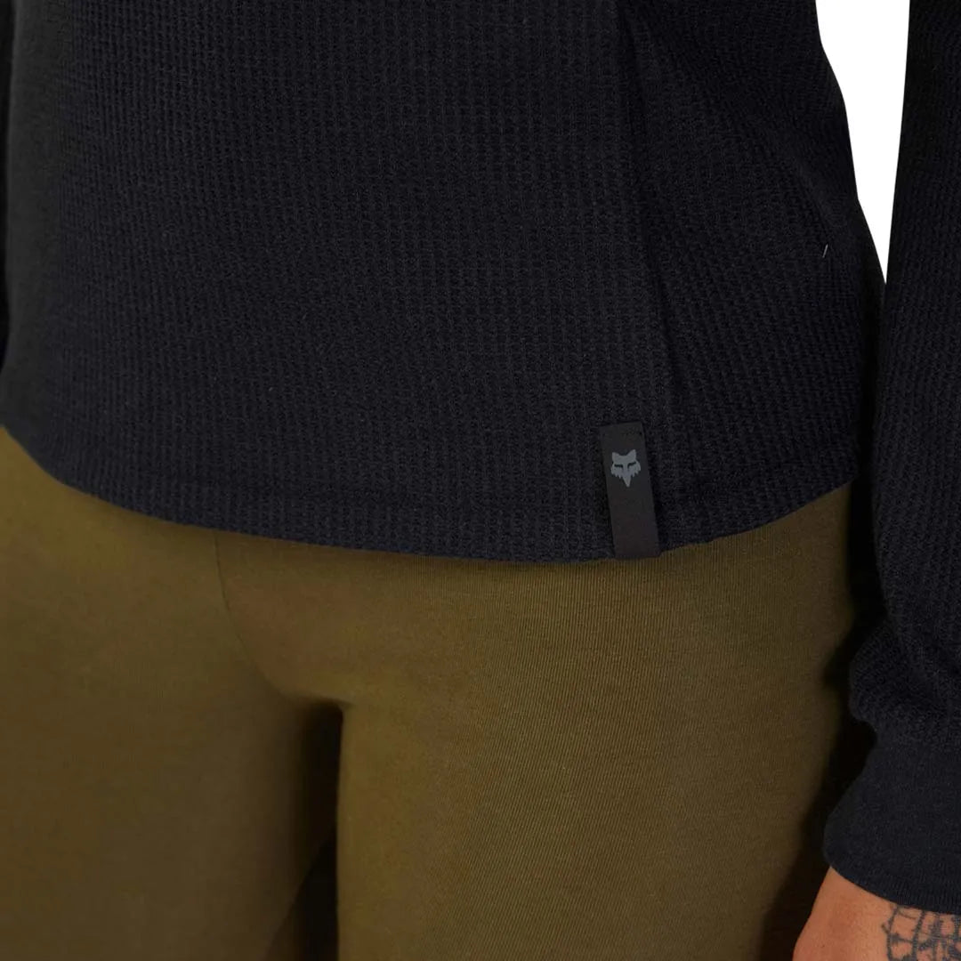 Fox WOMENS HIGH DESERT THERMAL TOP - Black DETAIL