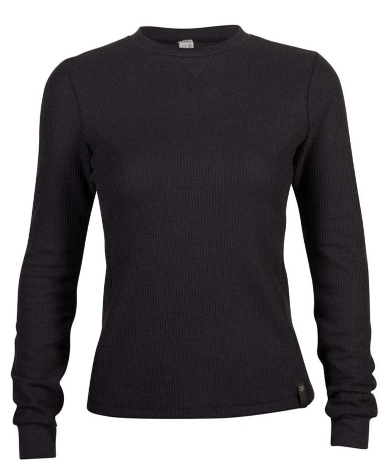 Fox WOMENS HIGH DESERT THERMAL TOP - Black FRONT