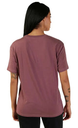 Fox WOMENS FOX HEAD SS TEE - Cordovan BACK