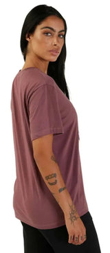 Fox WOMENS FOX HEAD SS TEE - Cordovan SIDE 