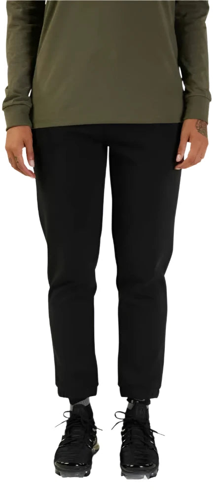 Fox WOMENS LEVEL UP FLEECE JOGGER - Black FRONT