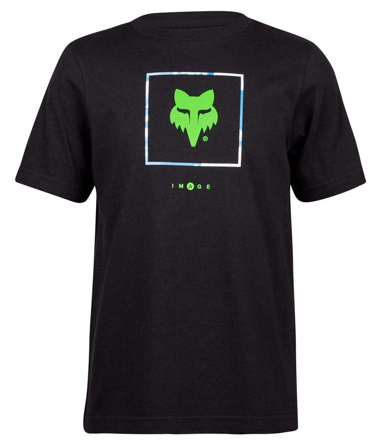 Fox YTH ATLAS Short Sleeve TEE Black FRONT