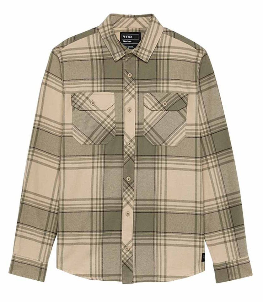 Fox Traildust Flannel Shirt Cream FRONT 