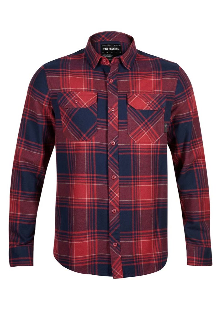 Fox TRAILDUST FLANNEL -  Scarlet red