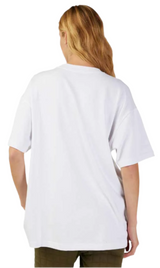 Fox WOMENS WORDMARK OS SHORT SLEEVE TEE White BACK