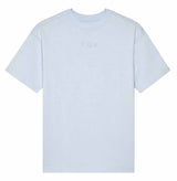 Fox Wordmark OS Short Sleeve Tee Pale Blue FRONT 