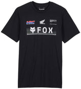Fox FOX X HONDA PREM SS TEE - Black FRONT