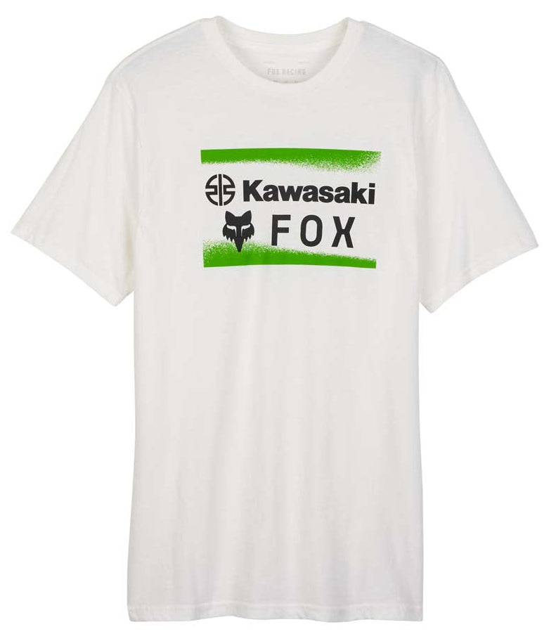 Fox X Kawi Premium Short Sleeve Tee Optic White FRONT