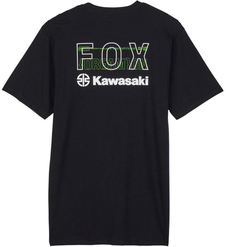Fox FOX X KAWI PREM SS TEE II - Black BACK