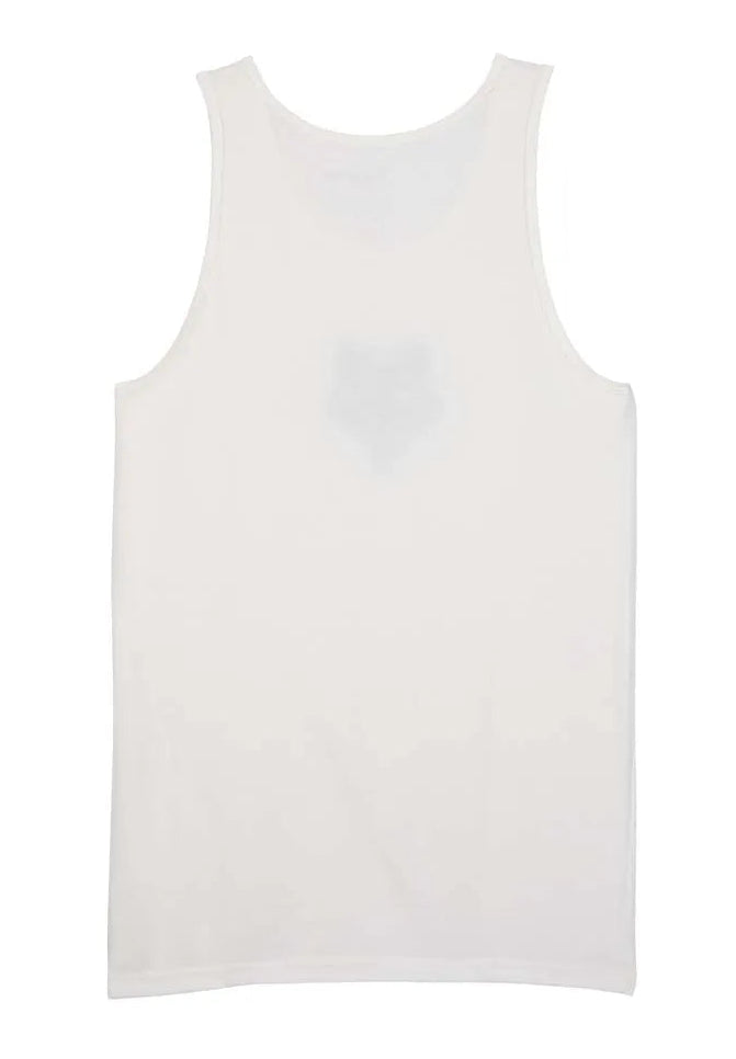 Fox Head Premium Tank Top Optic White BACK