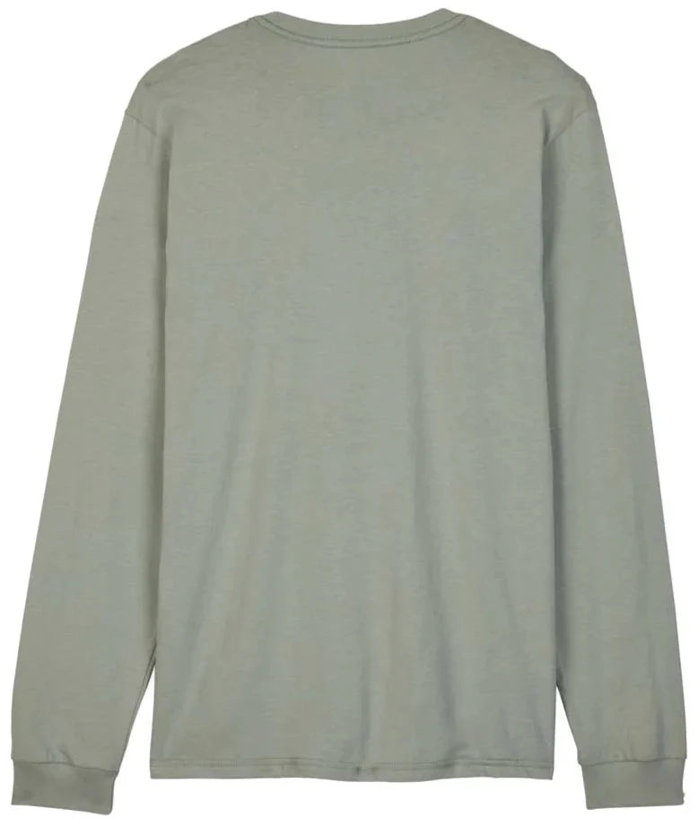 Fox LEO PREM LS TEE - Grey Vintage BACK
