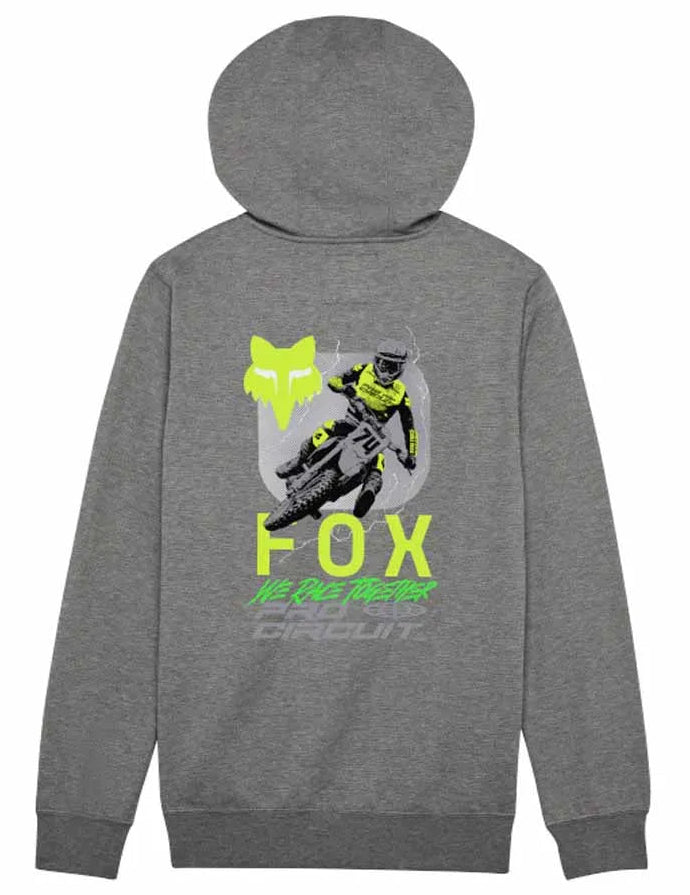 Fox X Pro Circuit Fleece Pullover Hoodie BACK