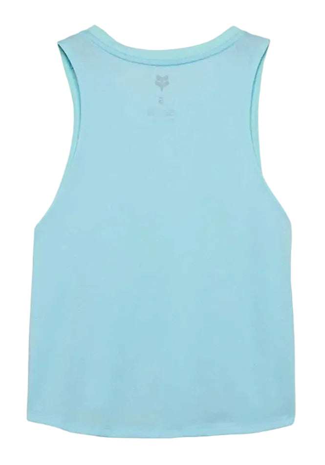Fox Women's Forums Tech Tank Light Blue BACK 
