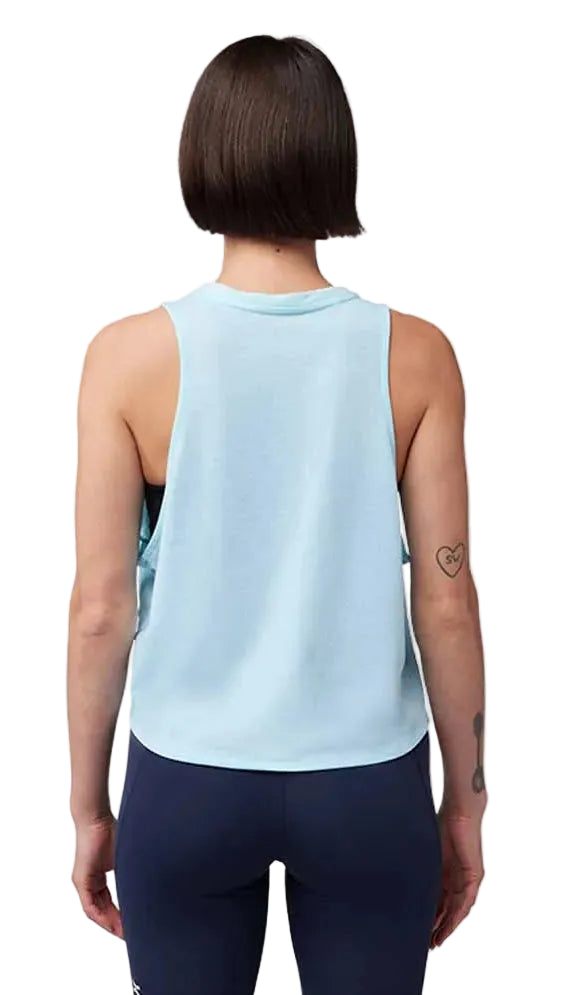 Fox Women's Forums Tech Tank Light Blue BACK 