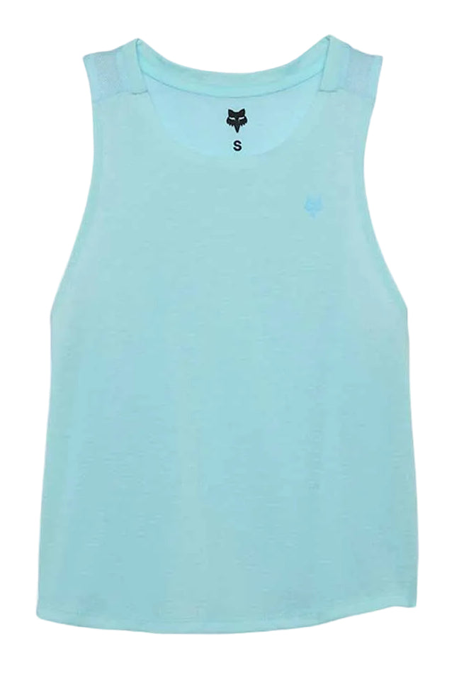 Fox Women's Forums Tech Tank Light Blue FRONT 