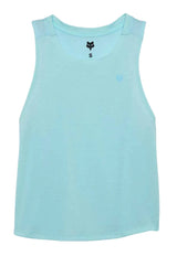 Fox Women's Forums Tech Tank Light Blue FRONT 