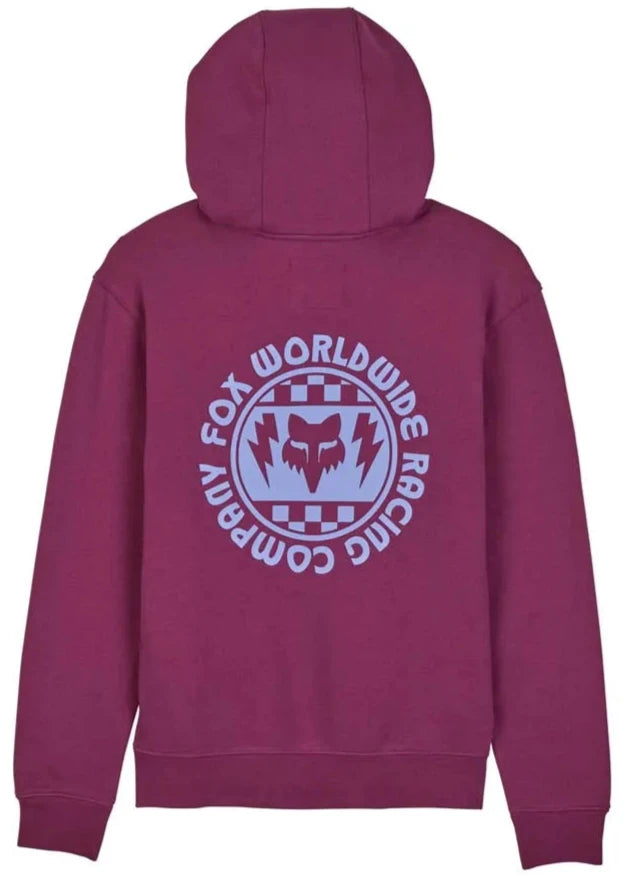 Fox WOMENS NEXT LEVEL FLEECE PULLOVER - Sangria BACK
