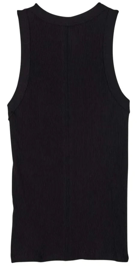 Fox WOMENS WORDMARK RIB TANK - Black BACK