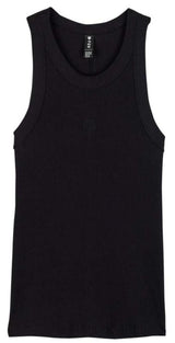 Fox WOMENS WORDMARK RIB TANK - Black FRONT