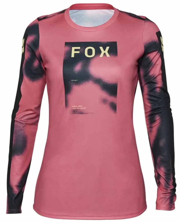 FOX WOMENS RANGER LS JERSEY TAUNT FRONT