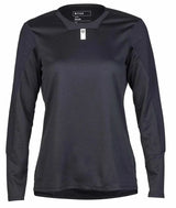 FOX W DEFEND LS JERSEY - BLACK FRONT