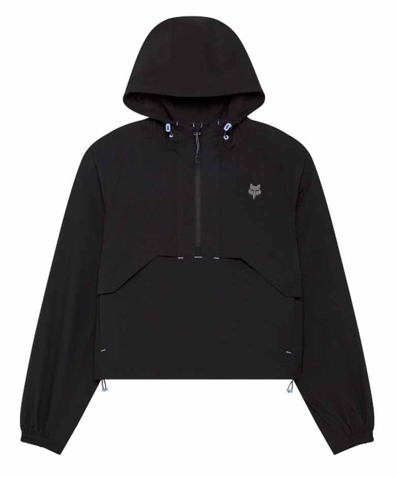 Fox W Survivalist Windbreaker Black/Black FRONT 