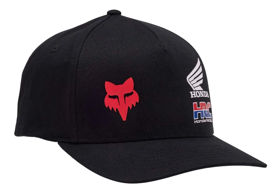 Fox x Honda Flexfit Hat Black